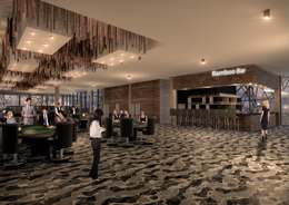 Casino on the Marina — Bamboo Bar interior render