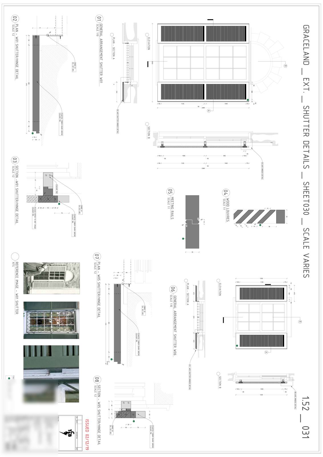Graceland — shutter details