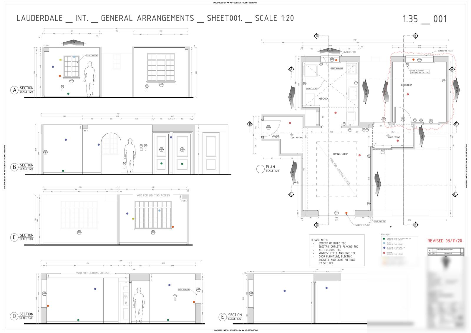 Lauderdale interior — general arrangements
